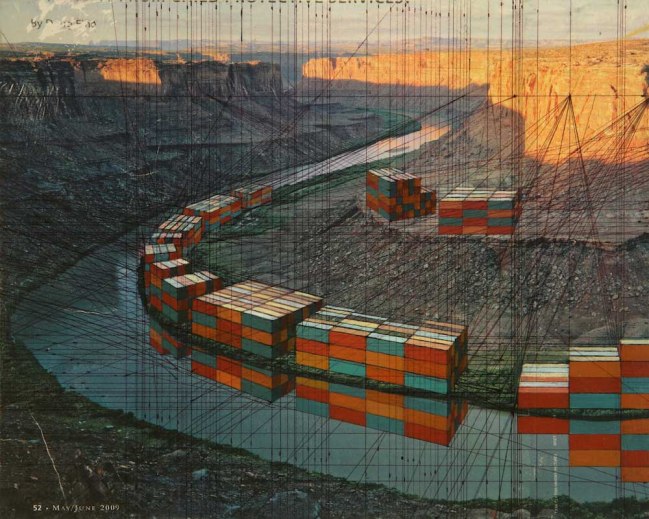 Grand-Canyon-8-x-10-inches-collage-on-panel-2010-Iverson
