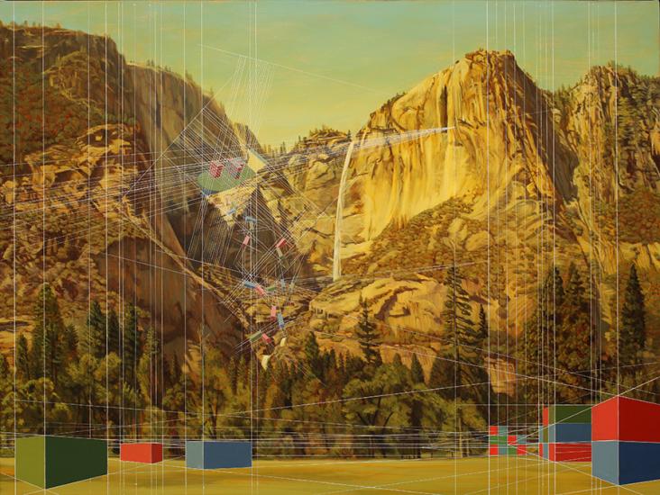 Yosemite Falls with Containers